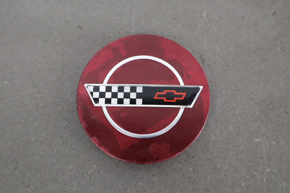 1993 Chevrolet Corvette 40th Anniversary Wheel Centre Caps OEM Worn