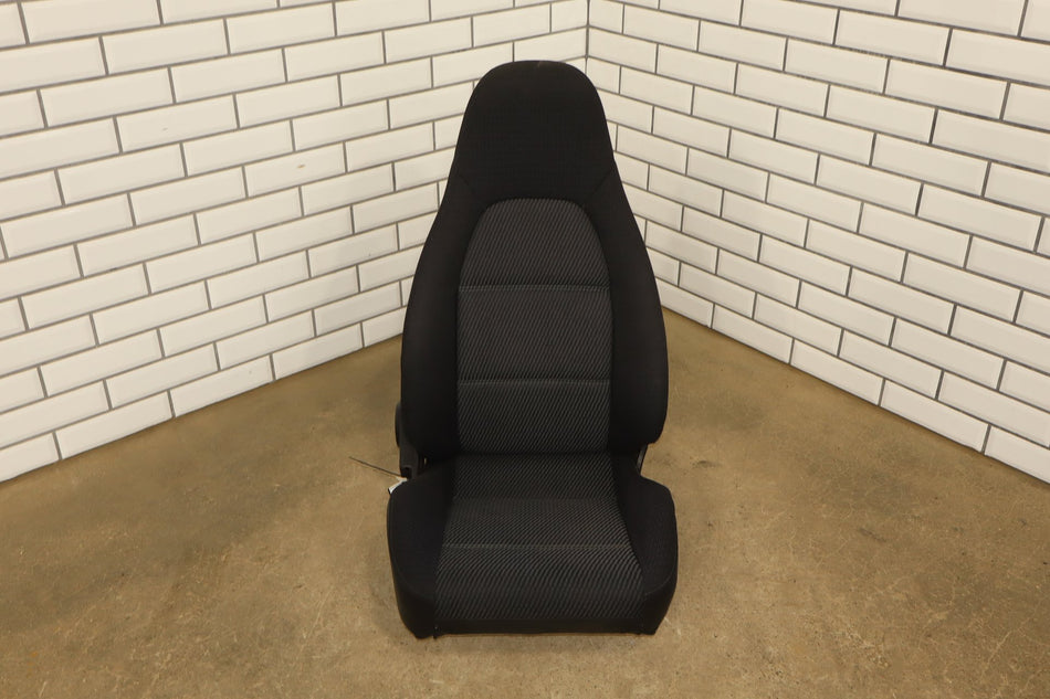 2000 Mazda MX-5 Miata Right Passenger Front Seat Cloth Black B0