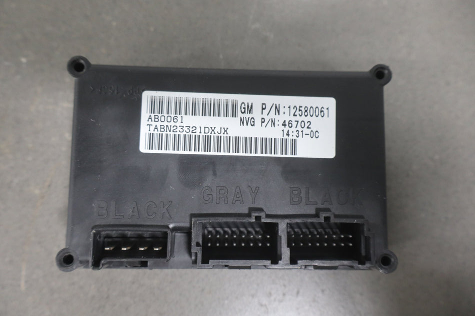 2003 Chevrolet Silverado 2500 Chassis Computer 12590219 OEM
