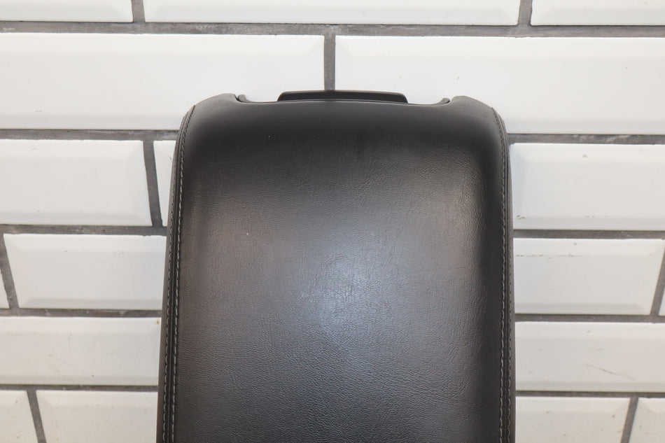 15-23 Dodge Charger Leather Center Console Lid Armrest Black X9 (Light Scuffs)