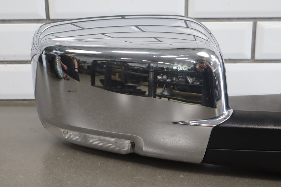 2014-2018 Ram 1500 Right Door Mirror Chrome Power Folding