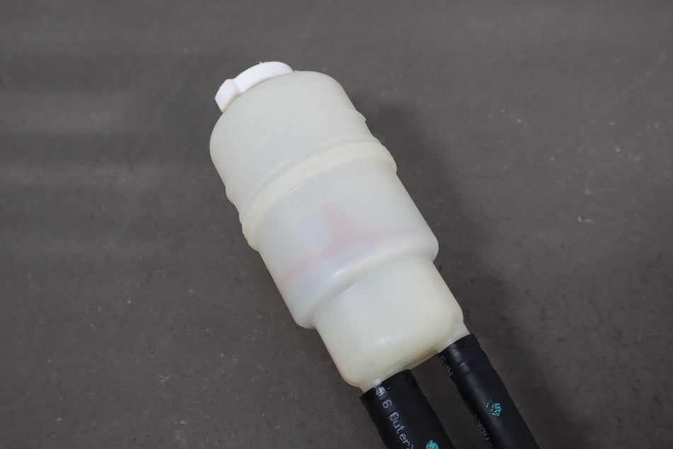 08-15 Mitsubishi Lancer EVO X AYC Pump Reservoir Tank & Lines Hoses OEM