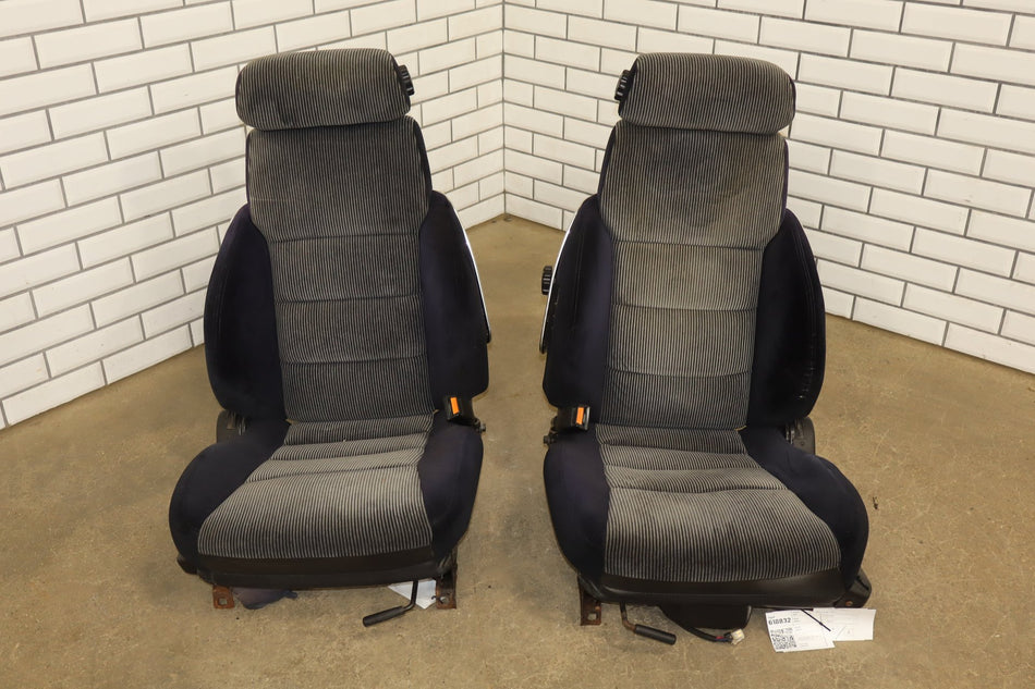 1986 Nissan 300ZX Cloth Seats Set Black T