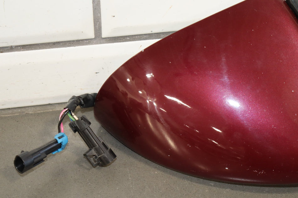 1988-1996 Chevrolet Corvette Right Door Mirror Ruby Red 68 10273680