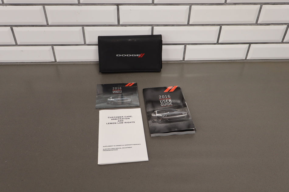 2016 Dodge Challenger- Owners Manual