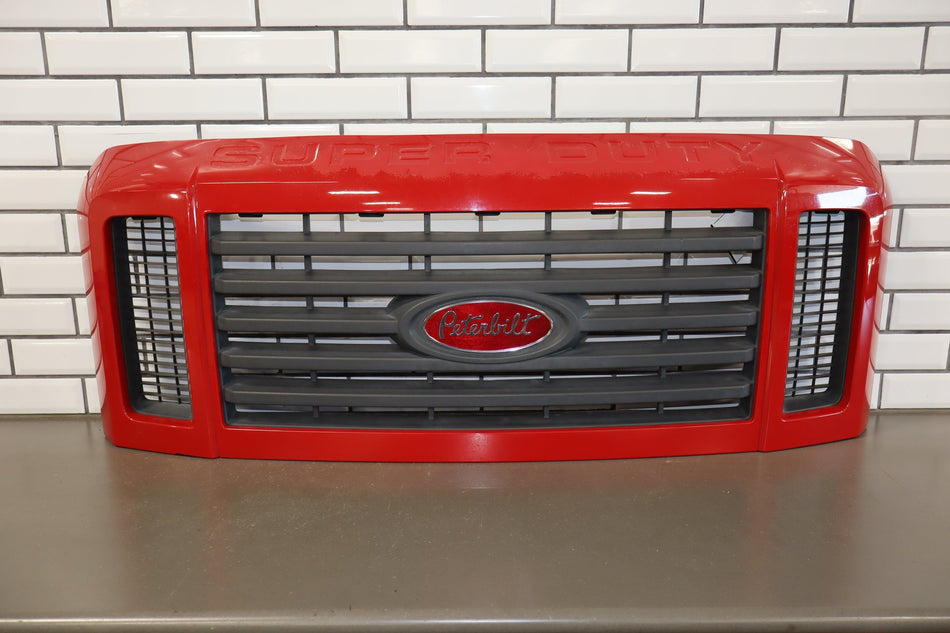 08-10 Ford F250 F350 Super Duty Grille Painted OEM FX4 Red