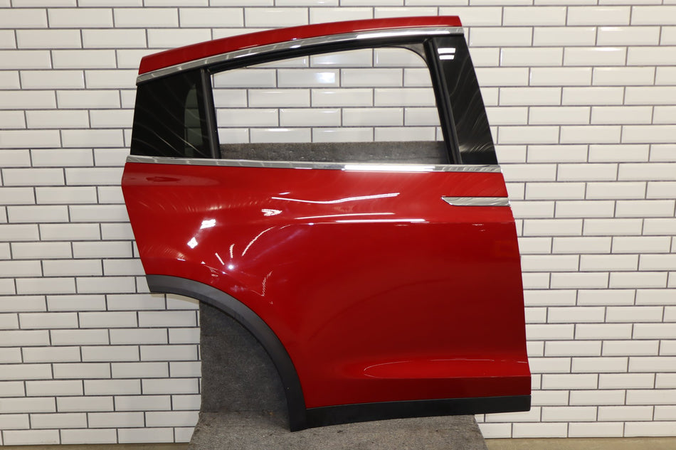 2016-2024 Tesla Model X Rear Right Falcon Door Panel Red PPMR