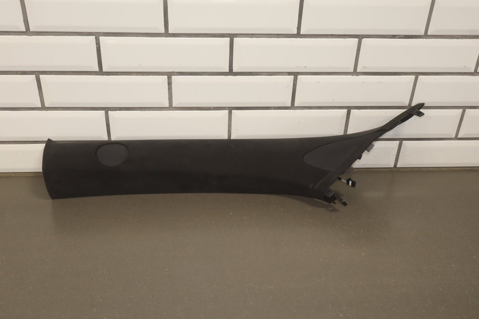 2022-2026 Tesla Model S Left LH Interior A Pillar Trim Black Suede/Alcantara OEM
