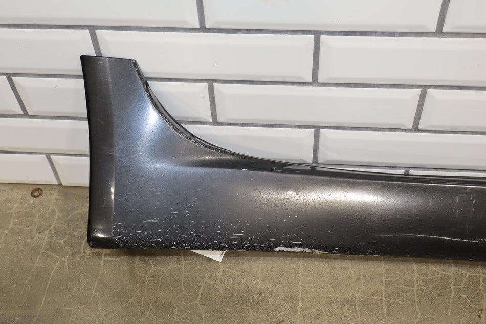 08-15 Mitsubishi Lancer Evolution X Evo 10 Right Side Skirt Rocker Molding Phantom Black Metallic