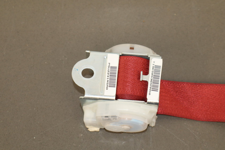2015-23 Dodge Challenger RH Rear Seat Belt Ruby Red XC OEM