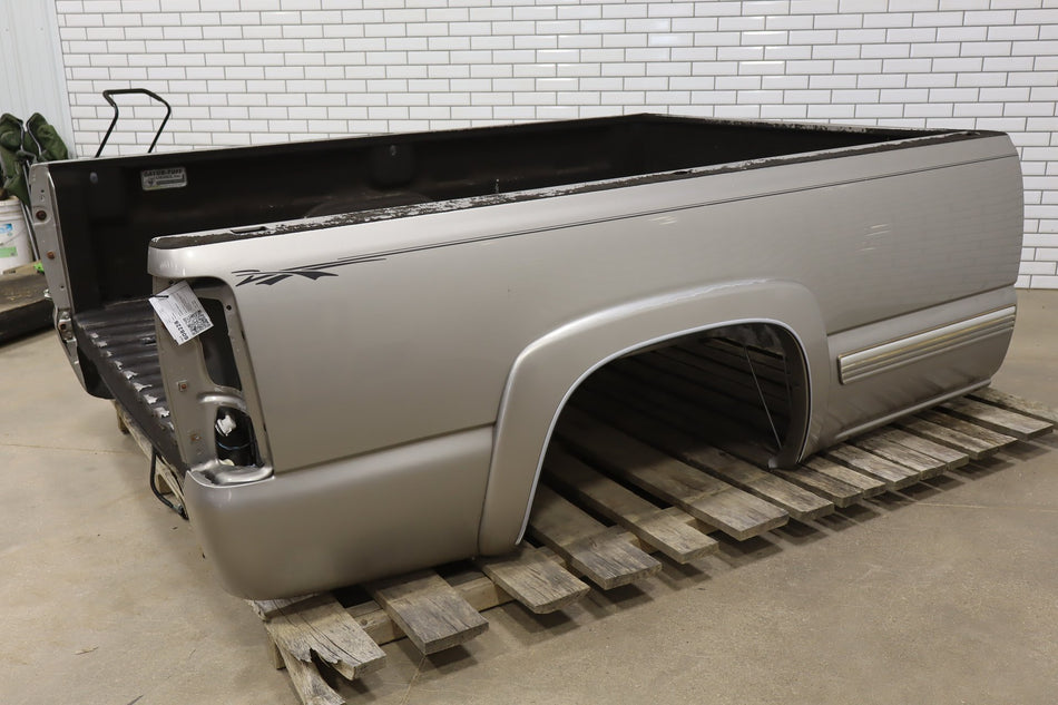 99-07 Chevy GMC Silverado Sierra GMT800 8 Foot Rust Free Truck Bed Pewter