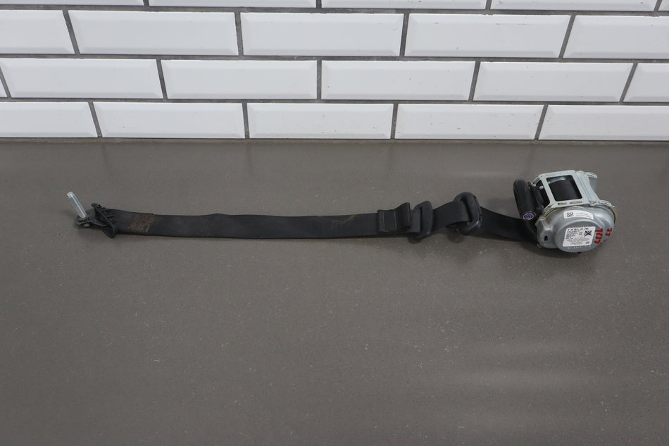 2022 Tesla Model S Plaid Left Rear Seat Belt Cream uwt