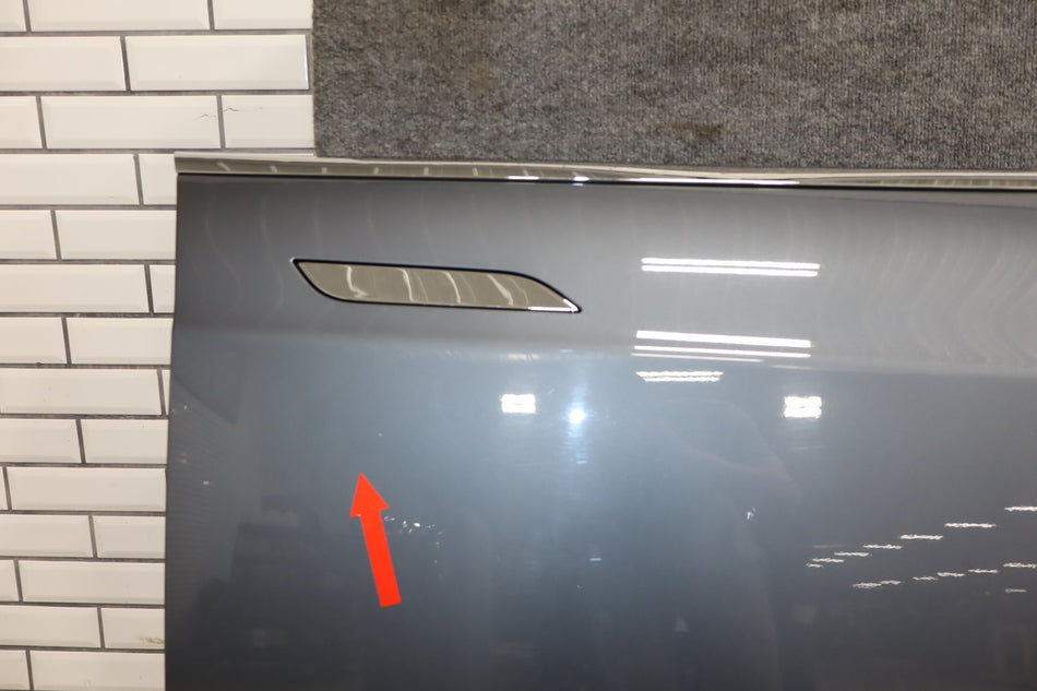 2012-2015 Tesla Model S Passenger Right Front Door Dolphin Grey PMTG