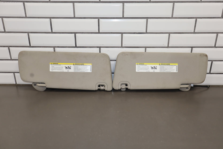 2018 Ram 1500 Limited Tungsten Sun Visor Pair Left/Right Indigo Frost C1