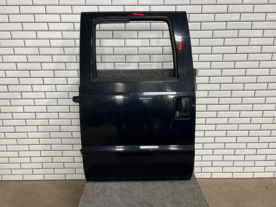 1999-2007 Ford F-250 Super Duty Crew Cab Driver Left LH Rear Door OEM Black UD