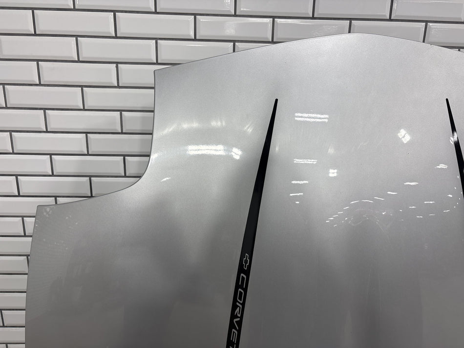 1997-2004 Chevrolet Corvette C5 Hood Sebring Silver 13 10320926