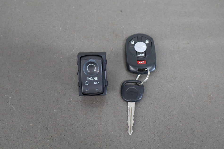 05-13 Chevy Corvette C6 Push Button Ignition Switch w/ Key