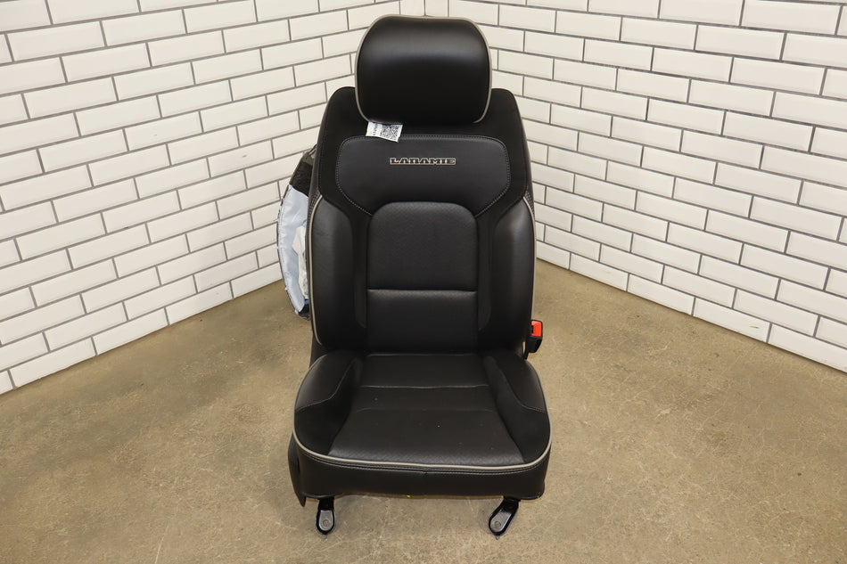 19-24 Ram 1500 (DT) Laramie Right Front Seat Leather (Black X9)