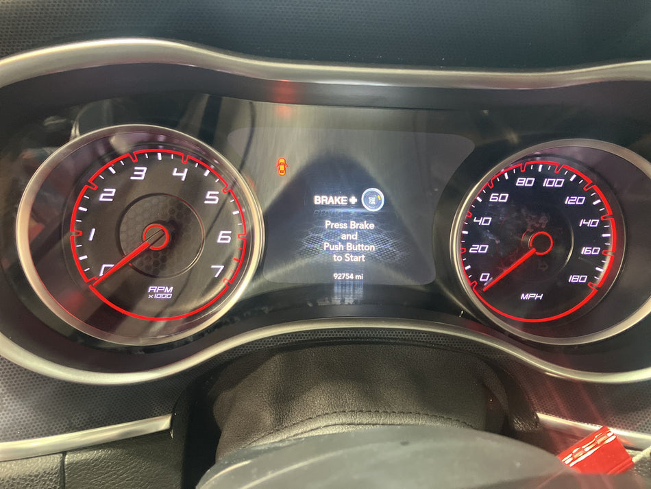 2016 Dodge Charger Scat Pack 180MPH Speedometer Cluster 68281428AB OEM 92k