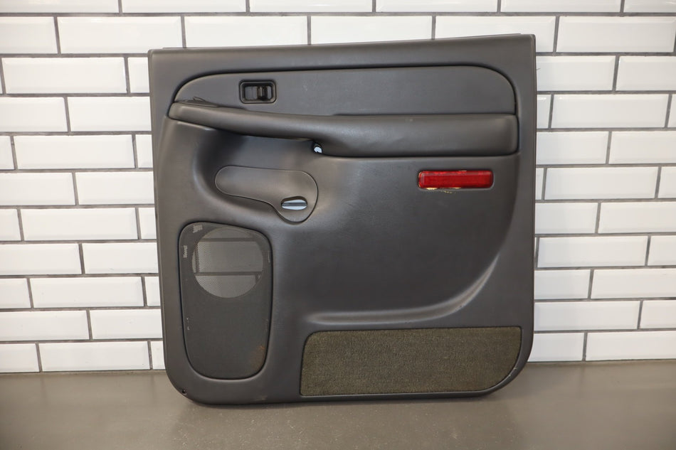2004 Chevrolet Silverado Right Rear Door Trim Panel Dark Pewter 692