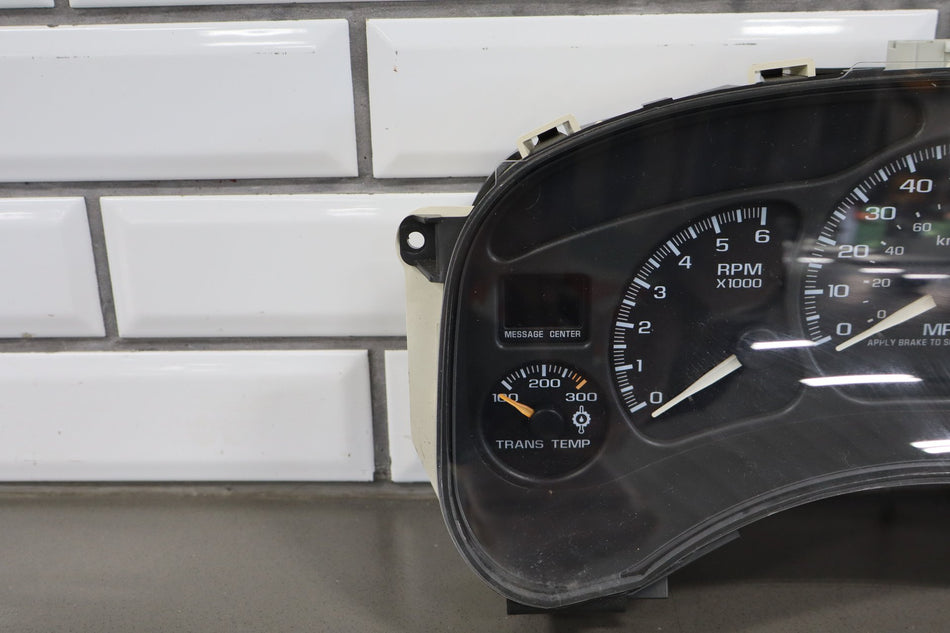 99-02 Chevrolet Silverado GMC Sierra GMT800 Speedometer Cluster Trans Temp OEM