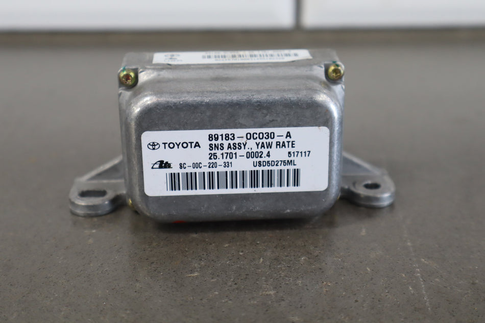 2005-2007 Toyota Sequoia Yaw Sensor 891830C030