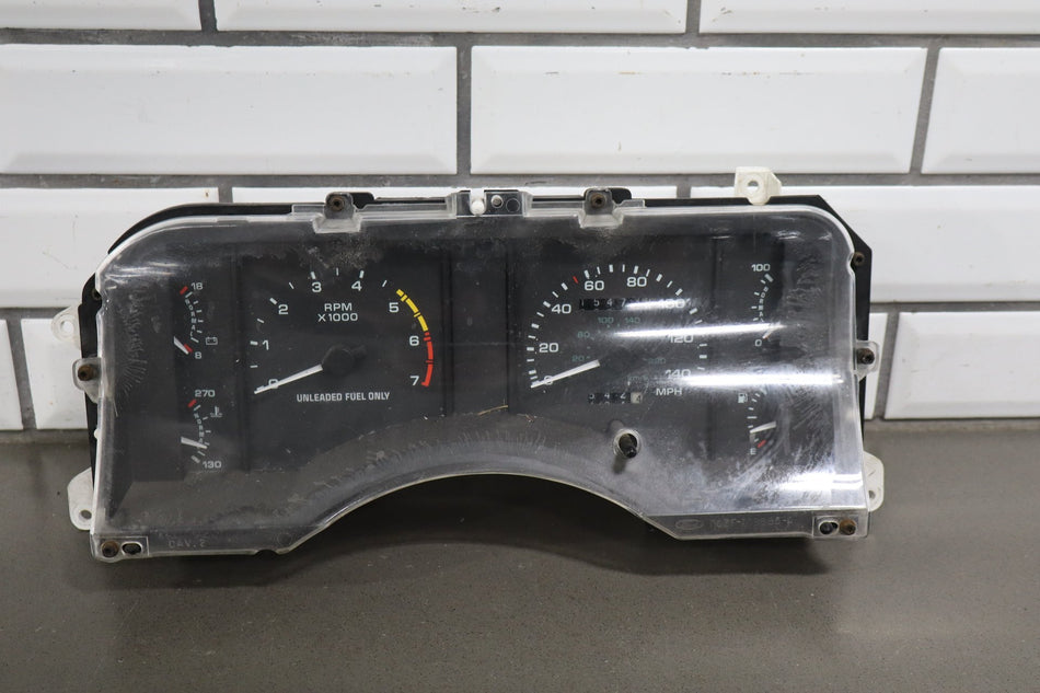 90-93 Ford Mustang V8 Instrument Cluster 140MPH Speedometer OEM