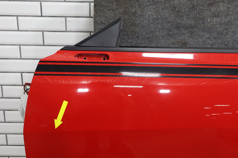 2011-2015 Chevrolet Camaro SS Left Front Door Red Hot G7C