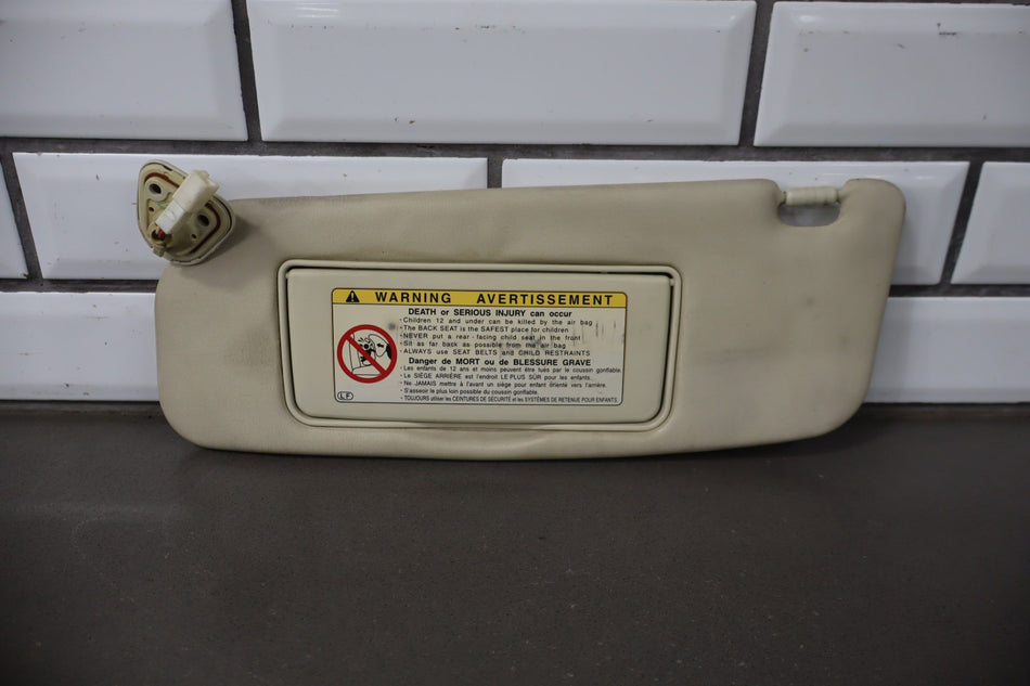 2003 Lexus SC430 Sun Visor Pair Left/Right Saddle 8P4