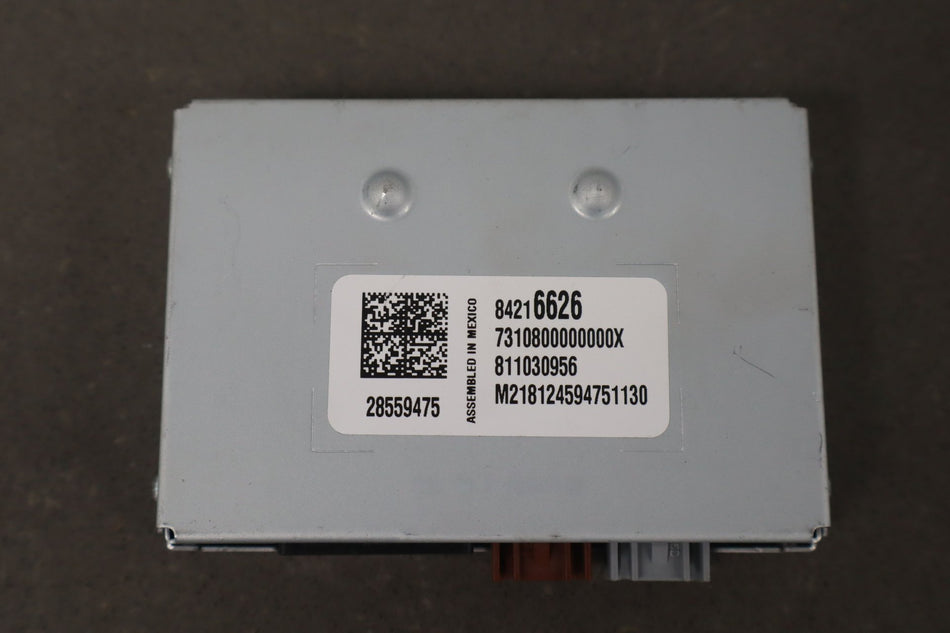 2018 Chevrolet Colorado- Chassis Control Module