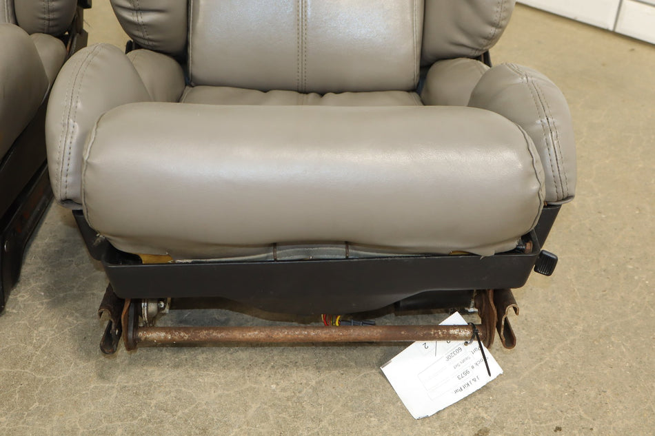 1989-1993 Chevrolet Corvette C4 Power Leather Seats Set Grey