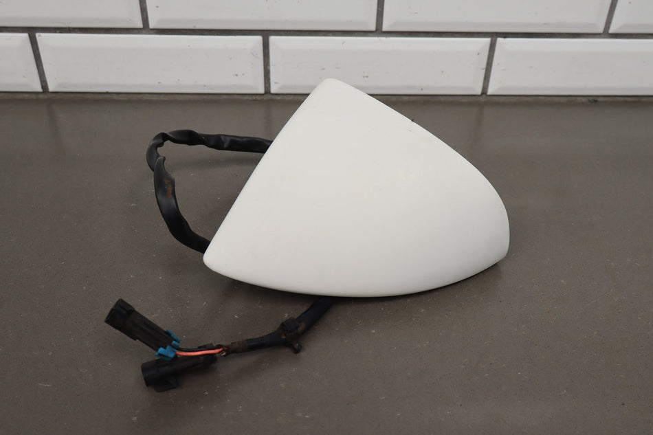1988-1996 Chevrolet Corvette Left Door Mirror Artic White 10273679