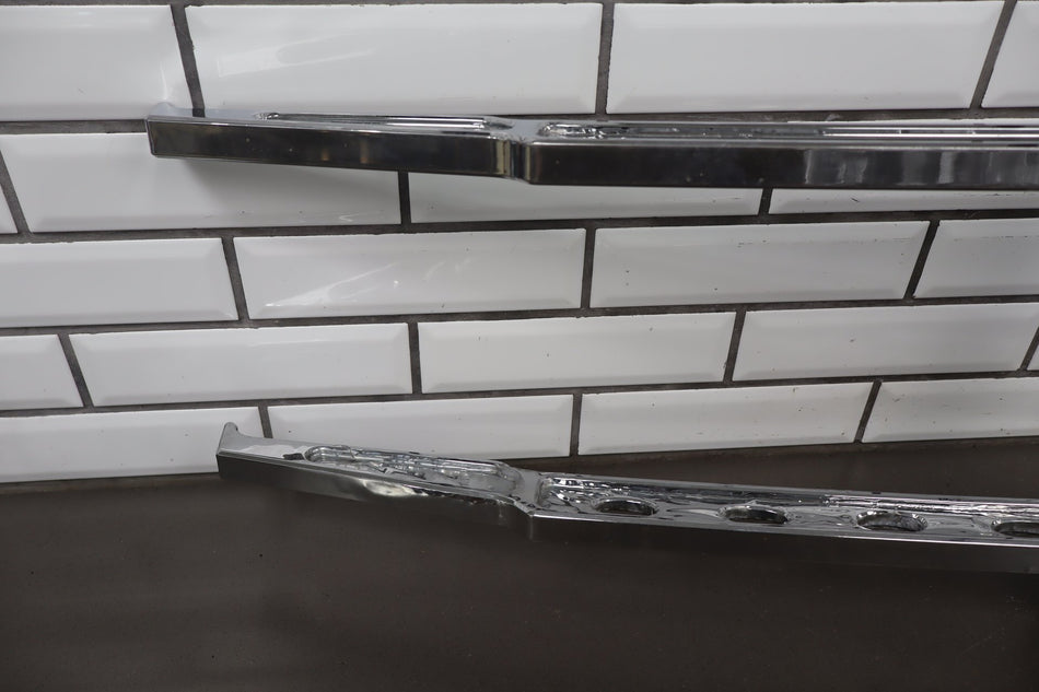 03-09 Hummer H2 Aftermarket Billet Brush Guard Bull Bar (Corroded Chrome)