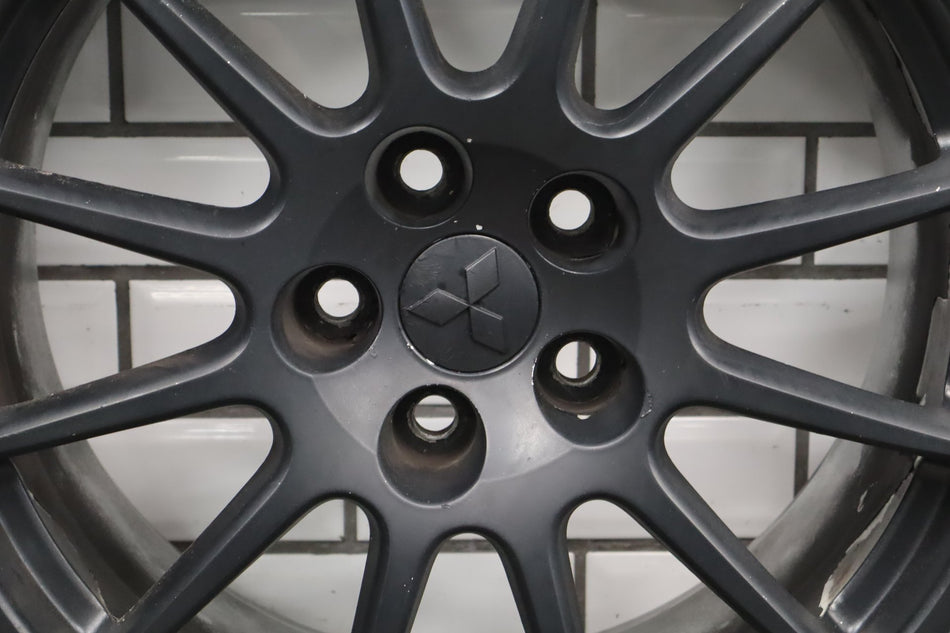08-15 Mitsubishi Lancer Evo X 18x8.5 Enkei Wheel Black (RH)