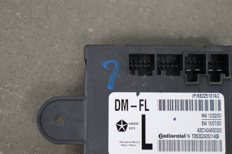 2016 Ram 1500 Left Front Door Control Module