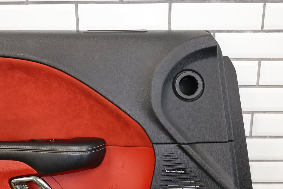 2015-23 Dodge Challenger Hellcat LH Door Panel Ruby Red XC