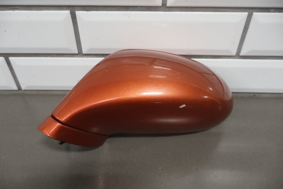 2005 Mazda MX-5 Miata Left Door Mirror Lava Orange