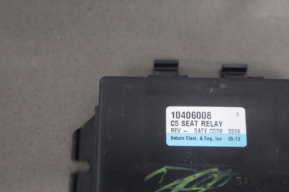 1997-2004 Chevrolet Corvette C5 Right Passenger Seat Memory Module 10406008