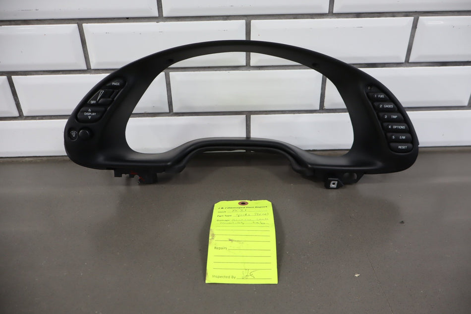 1997-2004 Chevrolet Corvette C5 Speedometer Bezel- No HUD