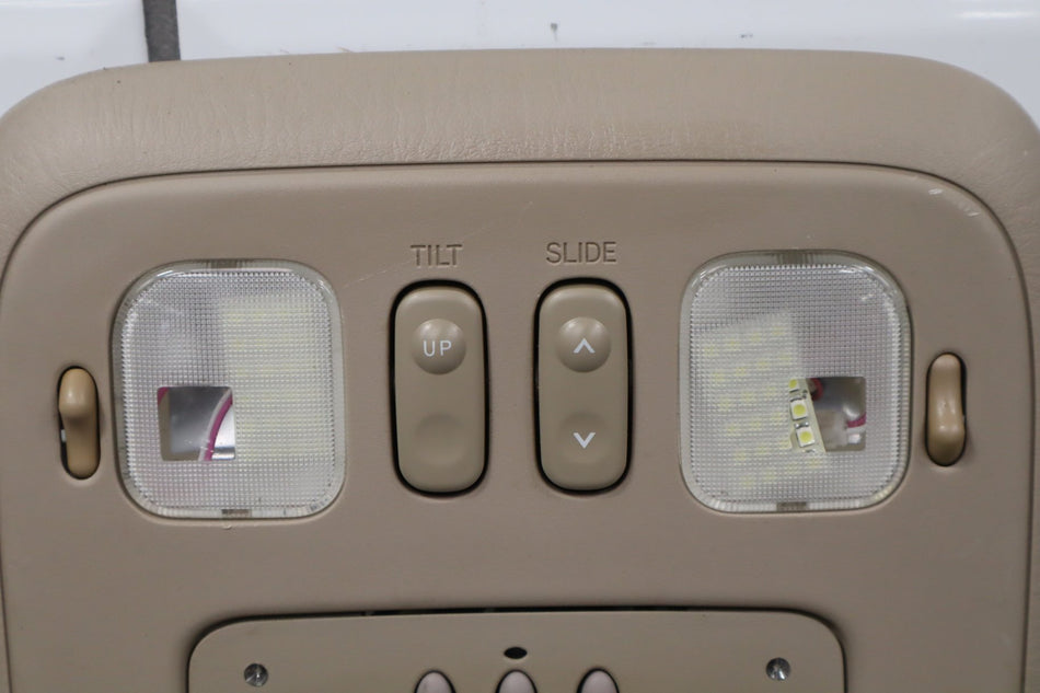 1998-2002 Lexus LX470 J100- Roof Console Ivory