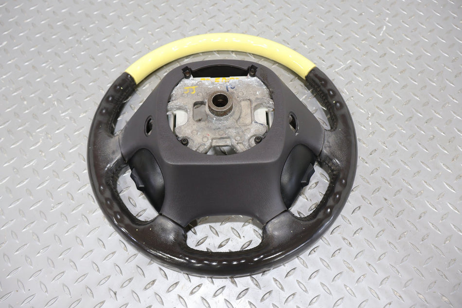 02-05 Ford Thunderbird Steering Wheel Yellow Wood