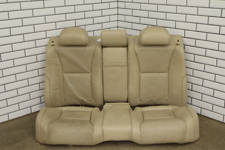 2013-2017 Lexus LS460 XF40 Rear Seat Upper & Lower Parchment Leather (Stained)