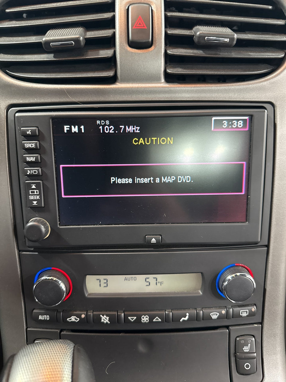 05-10 Chevy Corvette C6 Navigation Radio DVD Tested 20K Low Miles