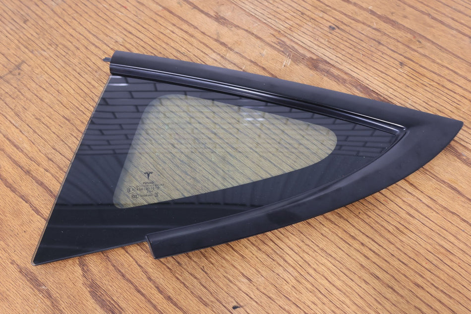 2022 Tesla 3 Left Quarter Window OEM