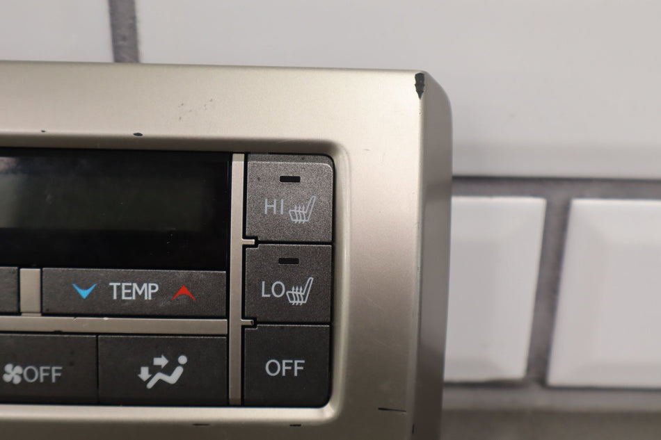 2013 Lexus GX460- Heater/AC Controls
