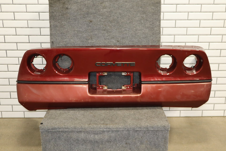 84-90 Chevy C4 Corvette Rear Bumper (Dark Red 74)