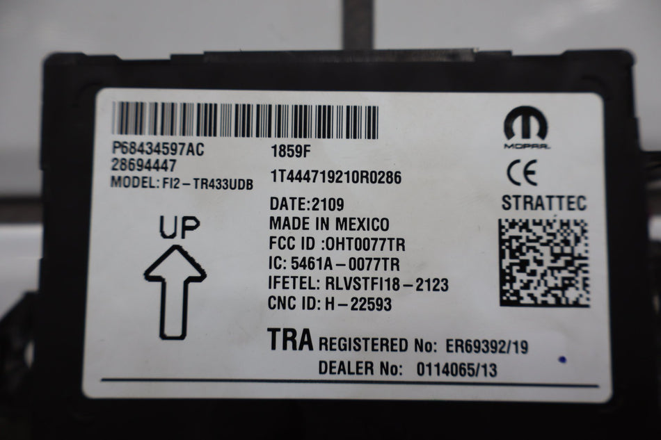 2020 Ram 1500 Chassis Control Module OEM
