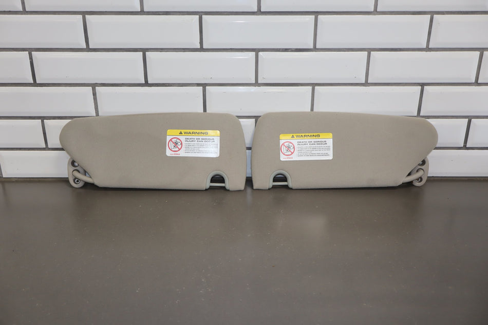 2004 Dodge Dakota Sport Sun Visor Pair Left/Right Dark Slate Gray DV