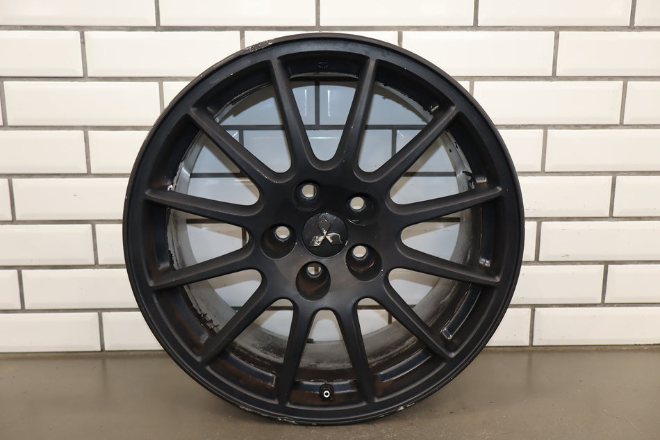 08-15 Mitsubishi Lancer Evo X 18x8.5 Enkei Wheel Black (LH Bend)