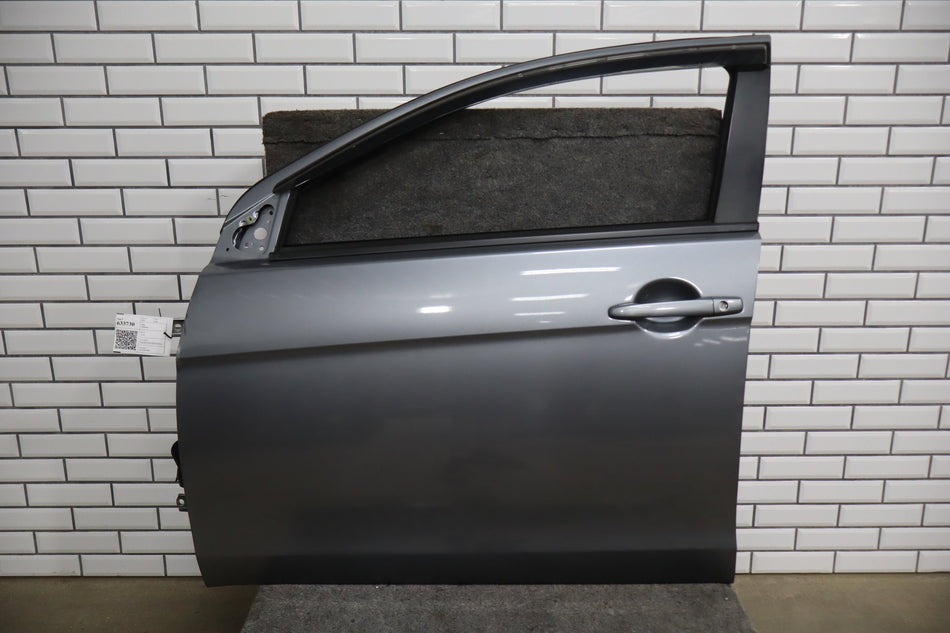 08-15 Mitsubishi Lancer Evo X Left Front Door (Gray U17 Damage)